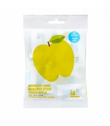 Balmelos Manzana Verde Bolsa 50 g | Caramelos Sin Azúcar para Garganta y Nariz
