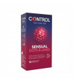 CONTROL INTENSE DOTS PRESERVATIVOS 12 U