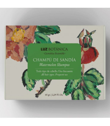 LUZ BOTÁNICA CHAMPÚ SÓLIDO SANDIA