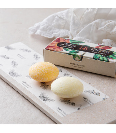 Mini Travel Kit Luz Botánica – Gel y Champú Sólido 20 g