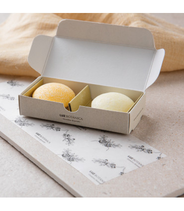 Mini Travel Kit Luz Botánica – Gel y Champú Sólido 20 g