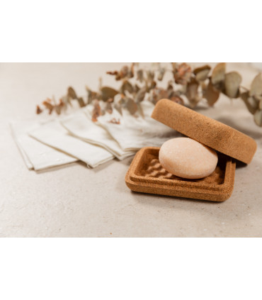 Jabonera de Viaje de Corcho Luz Botánica – Eco y Compacta