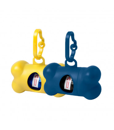 DISPENSADOR DE BOLSAS EN FORMA DE HUESO