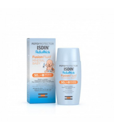 ISDIN Baby Mineral Fusion Fluid SPF 50 – Fotoprotección facial mineral para bebés