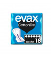 COMPRESAS EVAX COTTONLIKE NOCHE ALAS 18U