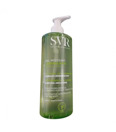 SVR Sebiaclear Gel Limpiador 400ml | Piel Grasa y Acneica