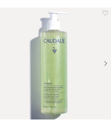 Caudalie Vinopure Gel Limpiador Purificante | 385ml