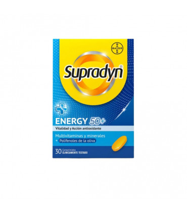 Supradyn Activo 50+ Antioxidantes 30 Comp. | Energía, Vitalidad y Protección Celular