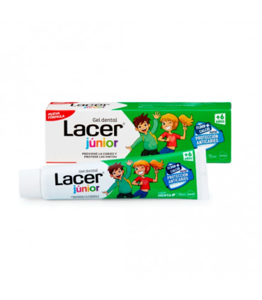 Lacer Junior Menta 75ml | Protección y Refresco Diario