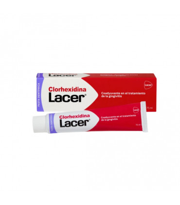 Lacer Clorhexidina 75ml | Pasta Antiséptica Gingival