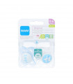 CHUPETE MINI SILICONA MAM ORIGINAL 0- 6 M CON CA